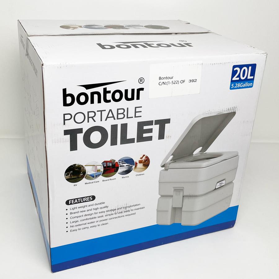 BONTOUR Szoba WC, Szagmentes Kemping WC 20 L